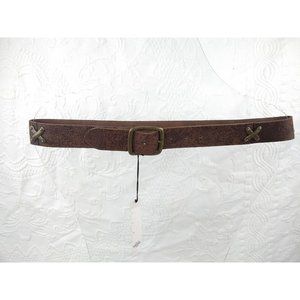 NWT Giudit Firenze Made in Italy leather brown 41" Belt (size 35" M)